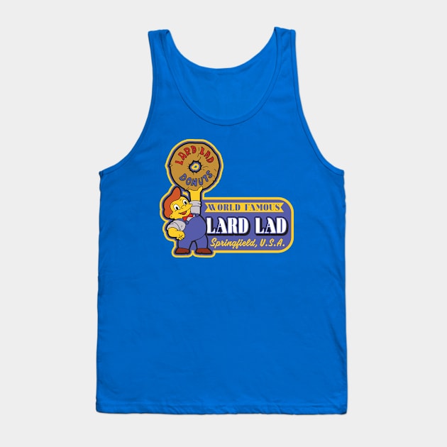 World Famous Lard Donuts Tank Top by Alema Art